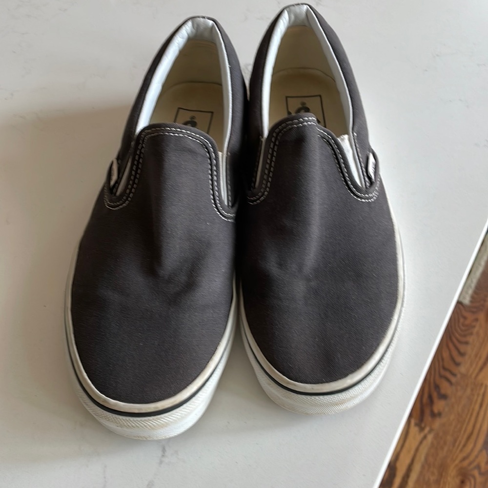 Dark grey Slip on vans